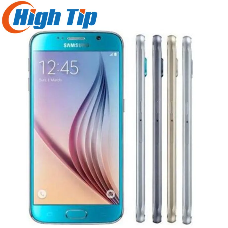Мобильный телефон Samsung Galaxy S6 G920F Edge G925F G925P Оригинальный разблокированный