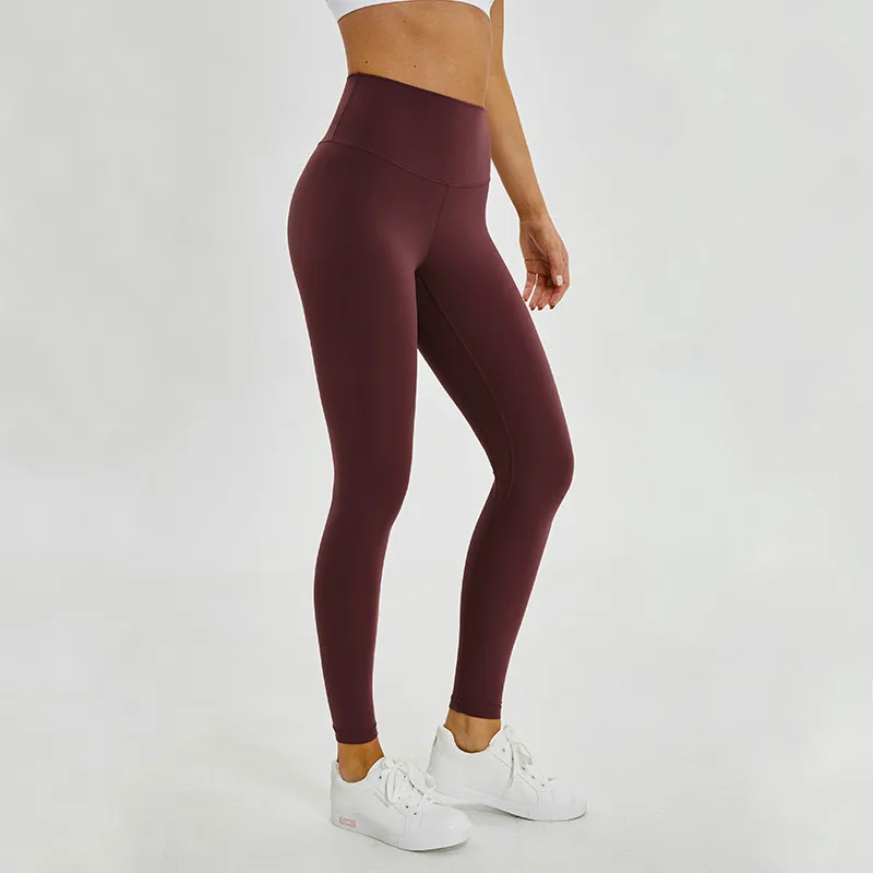 Dark Purple Colorvalue классические 2,0 версии мягкие на ощупь спортивные фитнес-Леггинсы для женщин эластичные с высокой талией спортивные трико для спортзала штаны для йоги - Цвет: Dark Purple