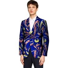 Африканский принт мужской костюм куртки Африканский праздничный формальный блейзеры для вечерние африканская мода Мужская африканская одежда на заказ