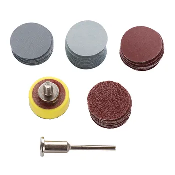 

100pcs 25mm 80-5000 Grit Round Sanding Paper with Sanding Pad Sandpaper