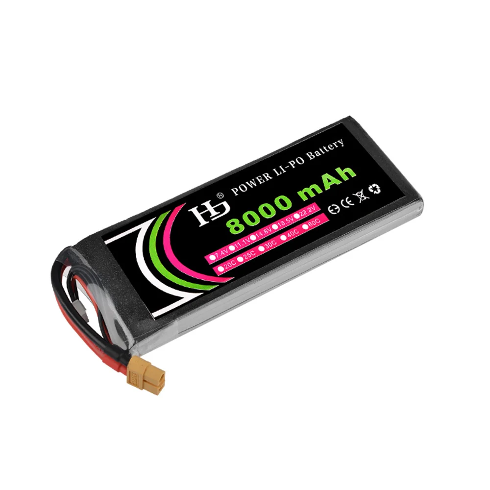 HJ 11 1 V 8000mah lipo батарея 25C max 35C XT60 T EC3 EC5 XT90 Разъем для RC Helicoptes беспилотные самолеты