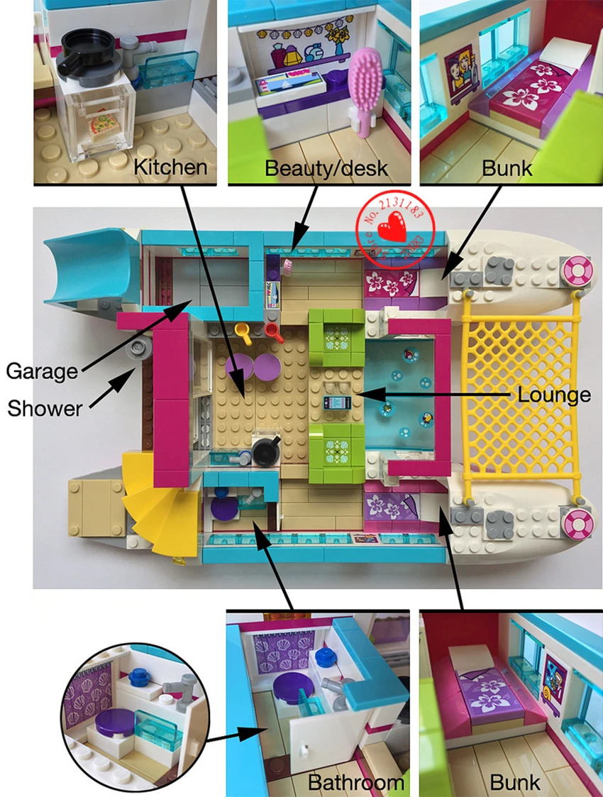 lego friends sunshine catamaran
