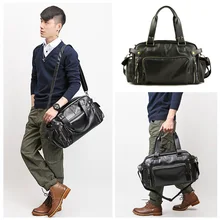 Мужская Большая вместительная Повседневная Водонепроницаемая спортивная сумка на плечо, Классическая сумка для ноутбука, мужская спортивная сумка