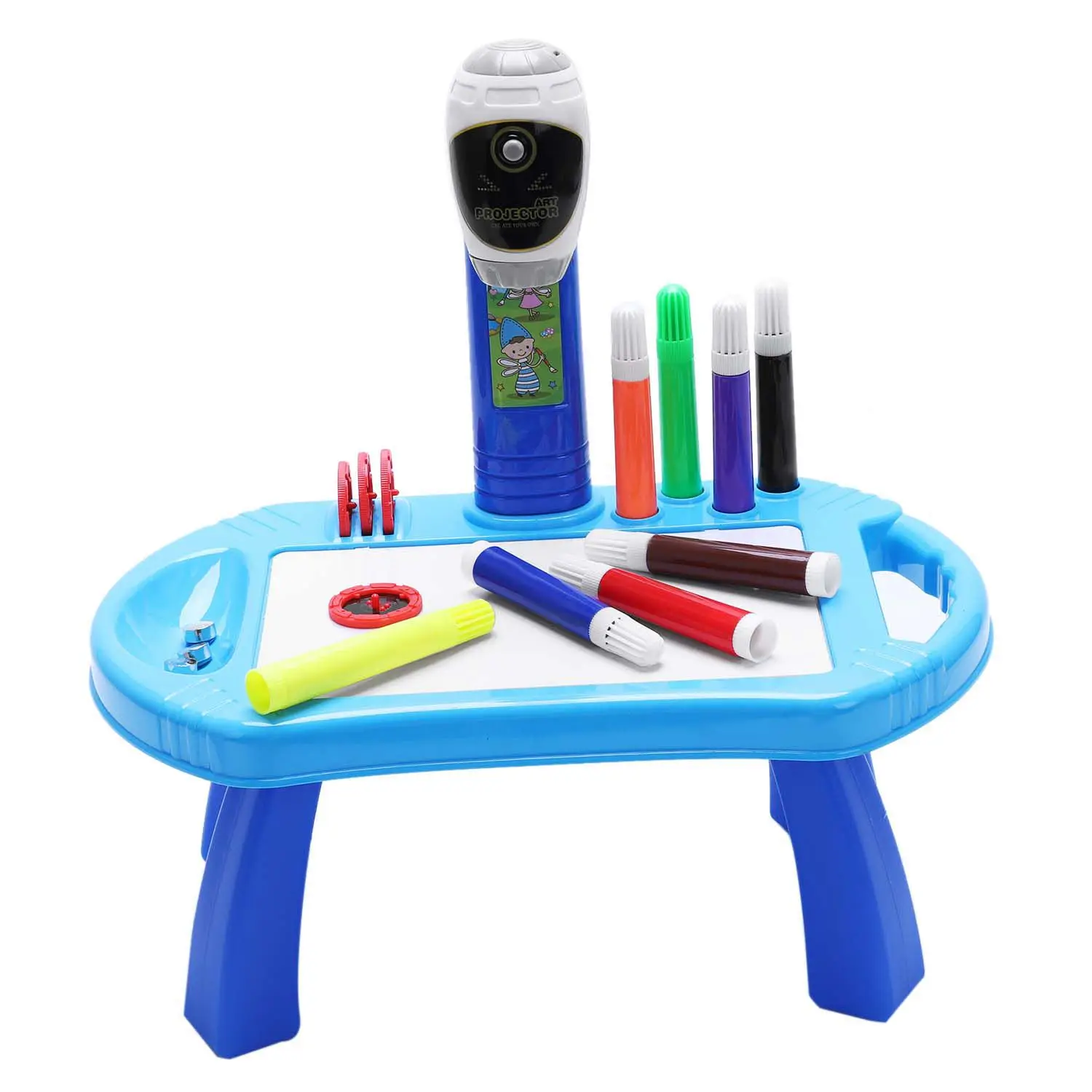 

Children's Intelligent Projection Painting Machine Kids Drawing Machine Educational Toys Multifunctional Learning Desk
