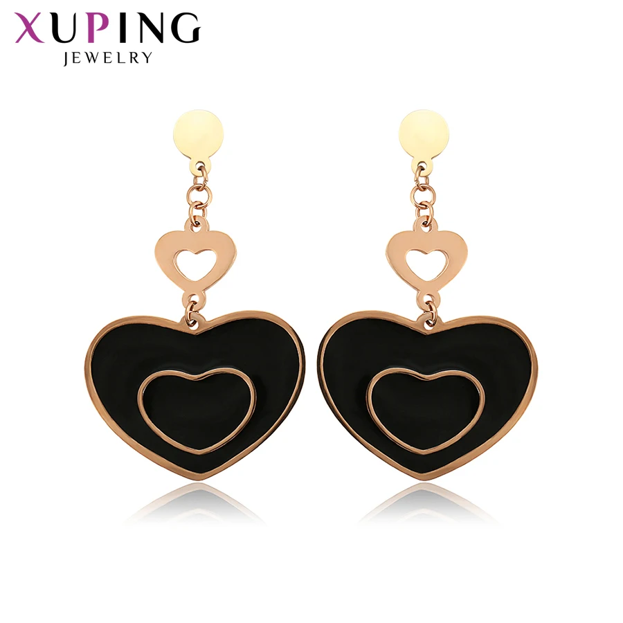 Роскошные серьги Xuping незаменимые простые маленькие свежие украшения для женщин
