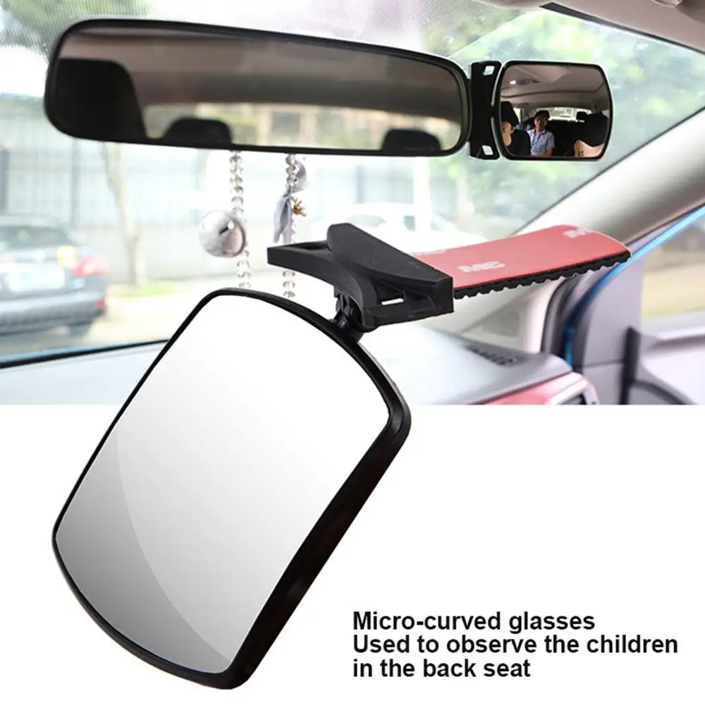 1pcs Adjustable Convex Clear View Mirror 360 Degree Rotation