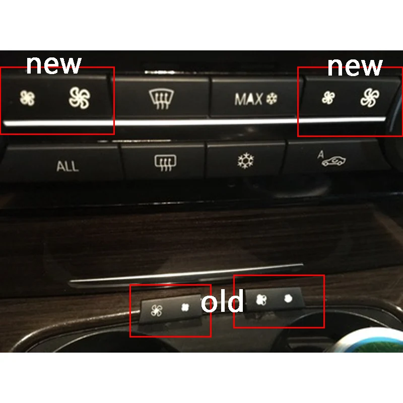 Автомобильный обогреватель, климат-контроль, громкость воздуха, кондиционер, переключатель вентилятора, кнопка, крышка, замена крышки для BMW F10 F11 F02