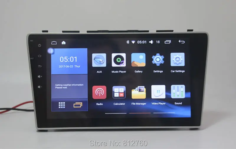 Sale Nedehe 10.1 inch 1024*600 octa Core Android 8.1 Car DVD player For Honda CRV 2008 2009 2010 2011 Car Radio Stereo GPS Navigation 1