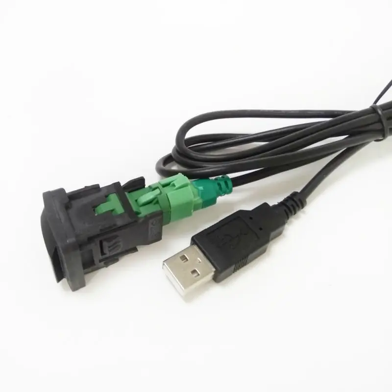 Biurlink 2 стиля DIY Автомобильный USB адаптер аудио USB кабель переключатель для Volkswagen