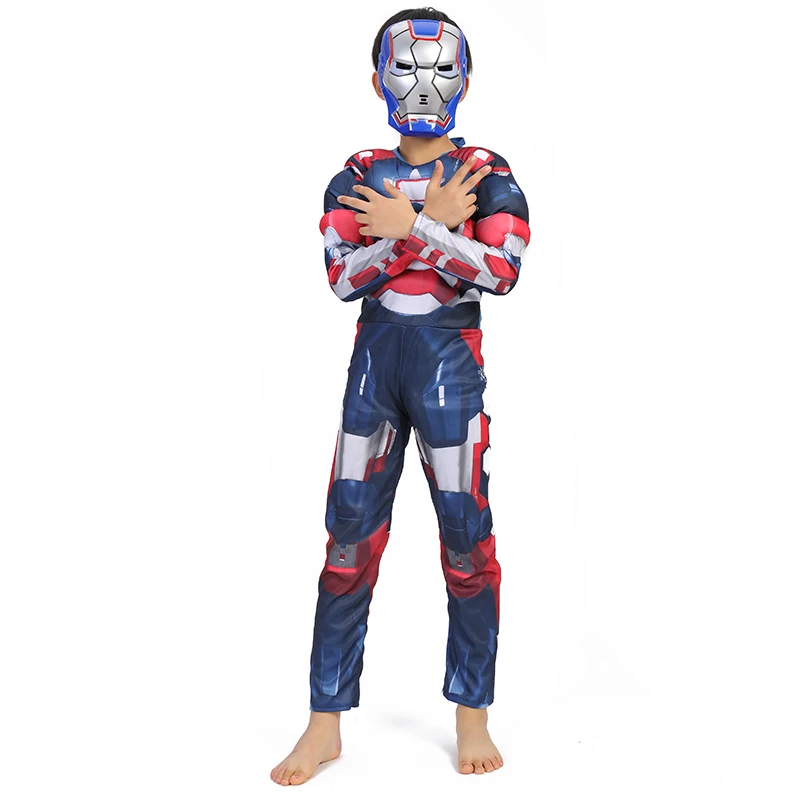 Purim Iron Man Mark Costume Suit Halloween Christmas Superhero Ironman Costume For Kids Boys Girls Cosplay Fantasia Avengers