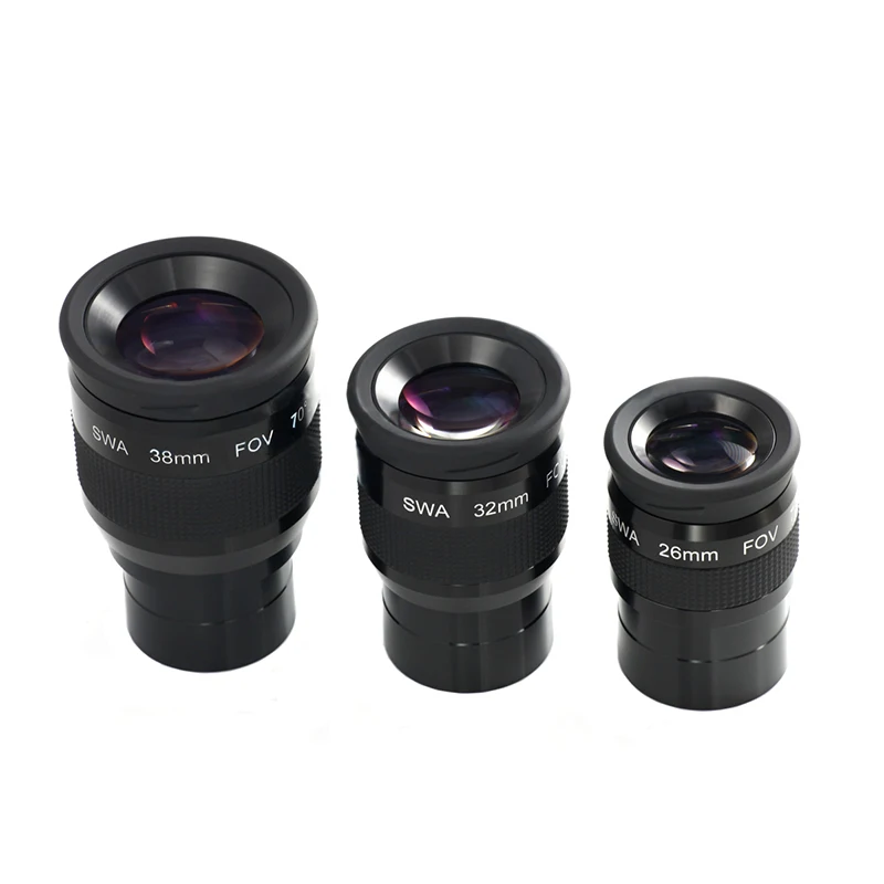 

New 2inch 70 Degree SWA Eyepiece 26mm/32mm/38mm HD Super Wide Angle Nebula Deep Space Observing Astronomical Telescope Eyepieces