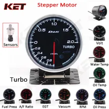 Defi Advance BF 2.5inch 60mm 7 Colors Stepper Motor Electronic Sensor Turbo Water Temp Oil Press Oil Press AFR EGT Auto Gauge