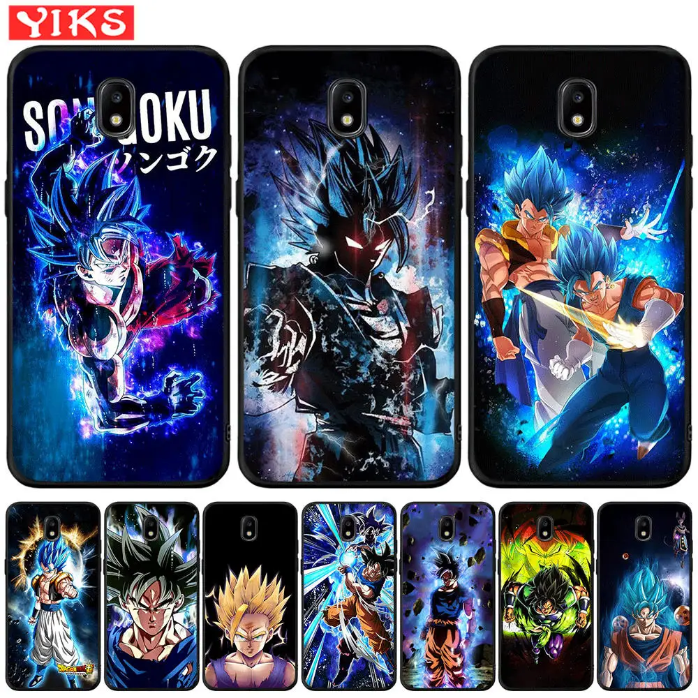 

Soft Silicone Case Cover For Samsung Galaxy J3 J5 J7 2016 2017 J2 Prime G530 J6 2018 Phone Case Dragon Ball Z Anime Goku Super D