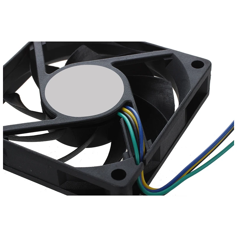 70x70x15mm 12V 4 Pins PWM PC Computer Case CPU Cooler Cooling Fan Black 4