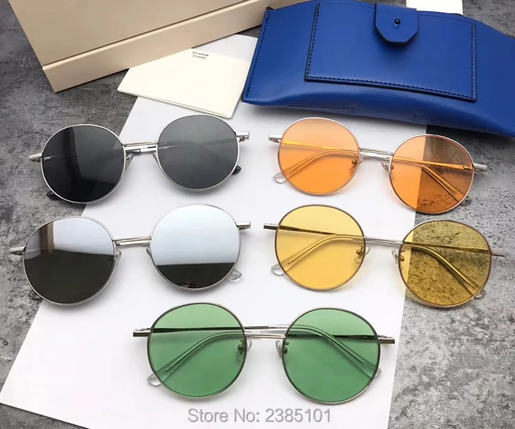 Marke Sonnenbrille silver Frauen black Gentle Gläser Candy Sun Shades Farbe Designer Midnight Luxus Uv400 Runde gold Green orange Korea 2018 Weibliche 5qtTwxU0Y
