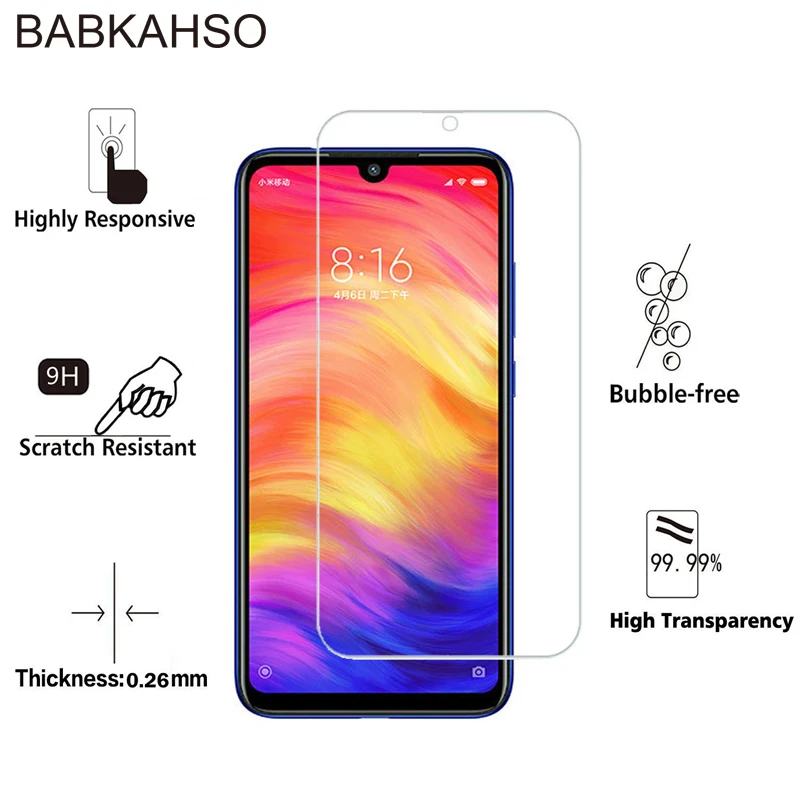 9H закаленное стекло для Xiaomi Redmi Note 7 6 Pro 5 Note5 Plus защита экрана 2.5D|Защитные стёкла и