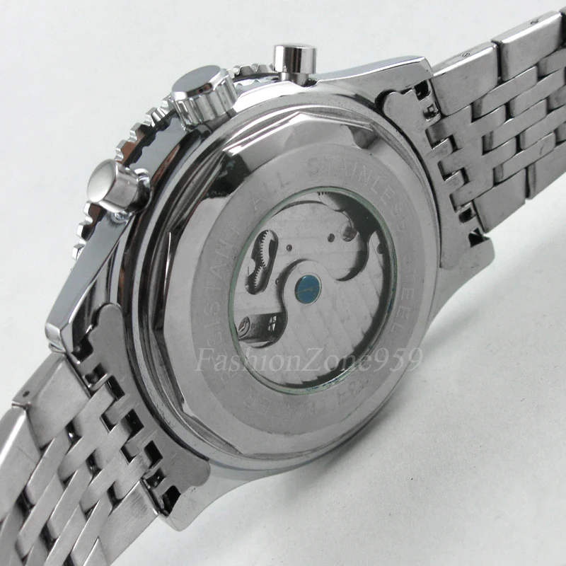 Оригинальные мужские часы, военные, полностью стальные, автоматические, заводные, Relogio Masculino, механические, роскошные мужские наручные часы