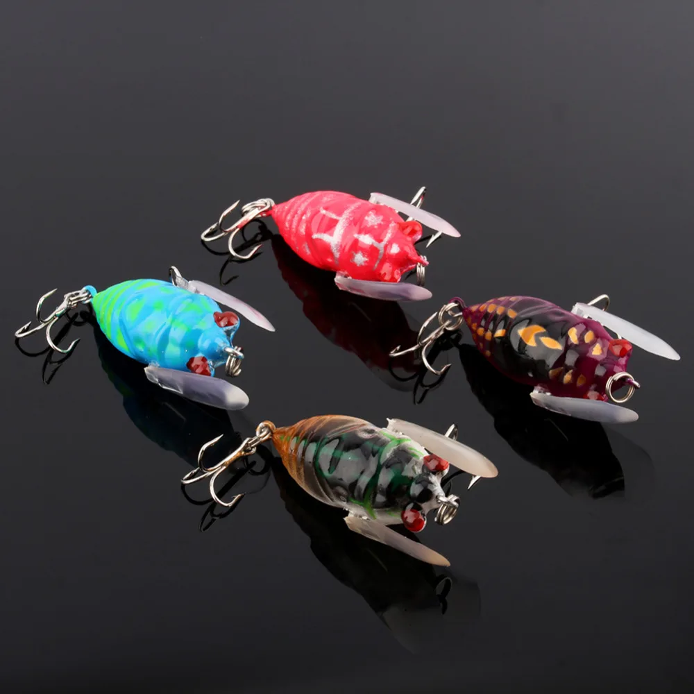 1 шт. 4 см 6 г рыболовные приманки искусственные Crankbait мини приманка блесна жесткая