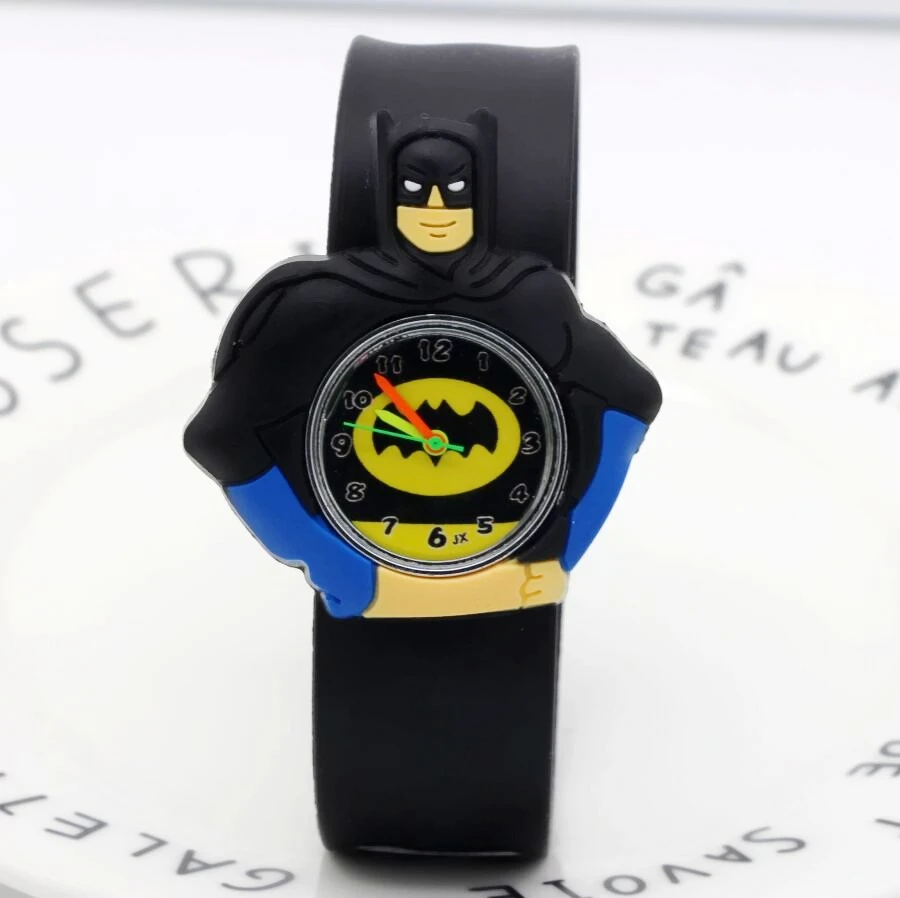 2018 bonito batman crianças moda relógios de quartzo relógios jelly  crianças relógio meninos meninas estudantes relógio|Relógios infantis| -  AliExpress