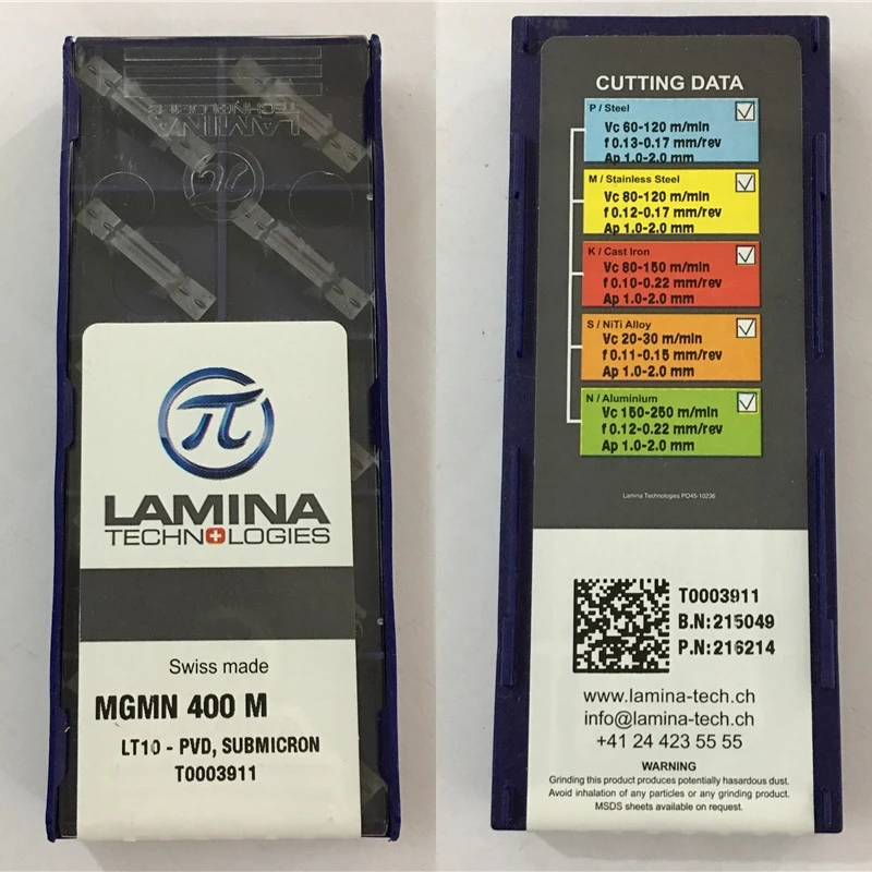 

MGMN400-M LT10 LAMINA CNC blade carbide insert milling inserts 10pcs/lot