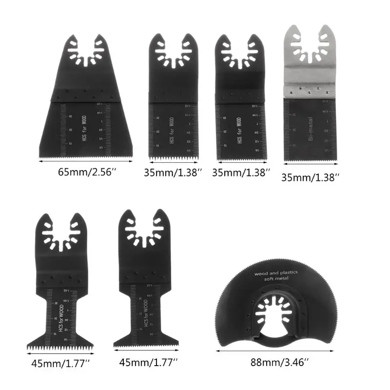 15 шт./компл., набор металлических пильных лезвий, колеблющиеся Мультитул, Набор лопастей для Fein Makita Bosch