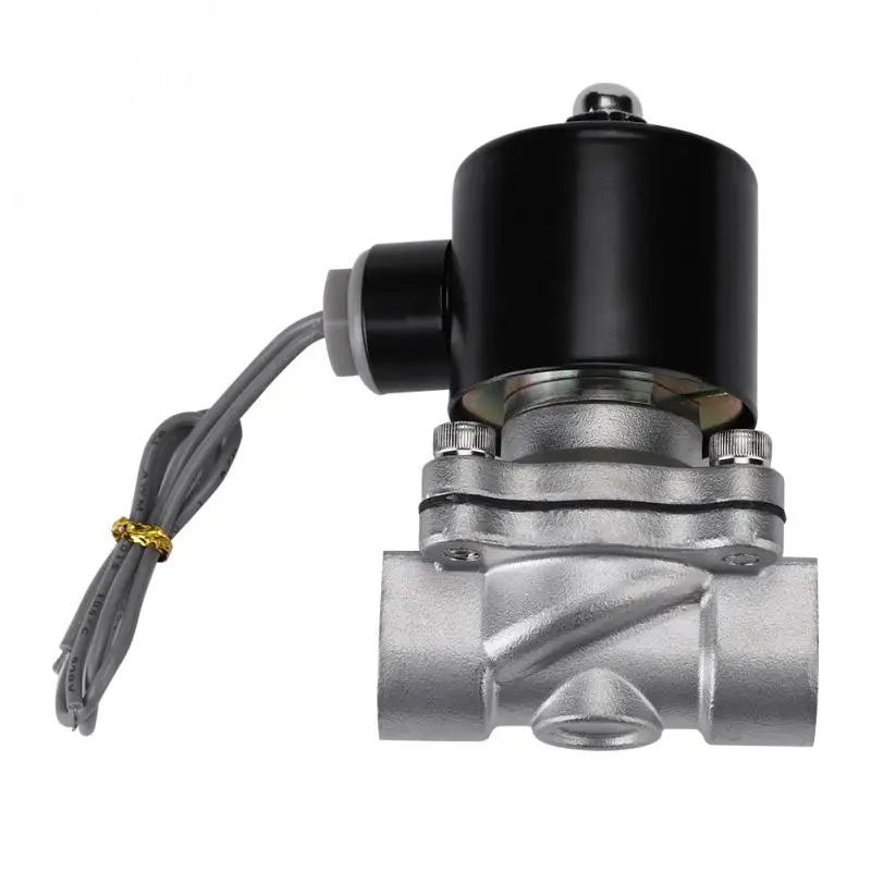 24 V G12 Нержавеющая сталь 304, как правило, нержавеющая сталь электромагнитный клапан 2 позиция 2 Way