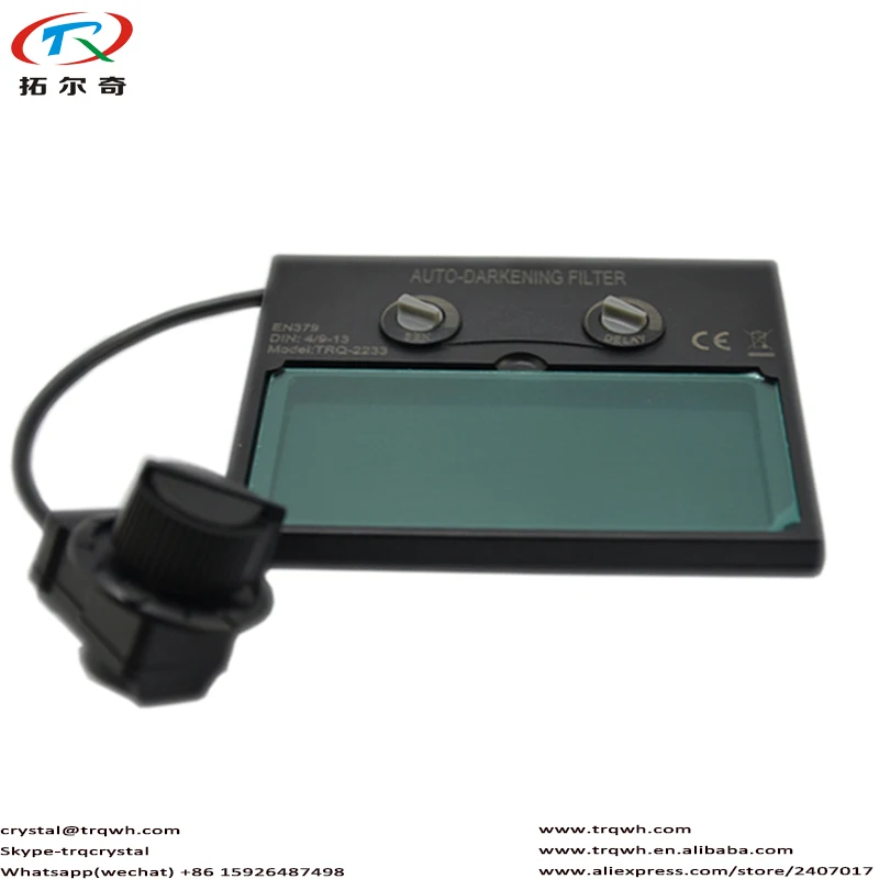 

TRQWH Brand Welding Filter Auto Darkening Welding Equipment Tig Mig Arc Argon Welding Plasm Welding Helmet Filter Len TRQ-2233DE