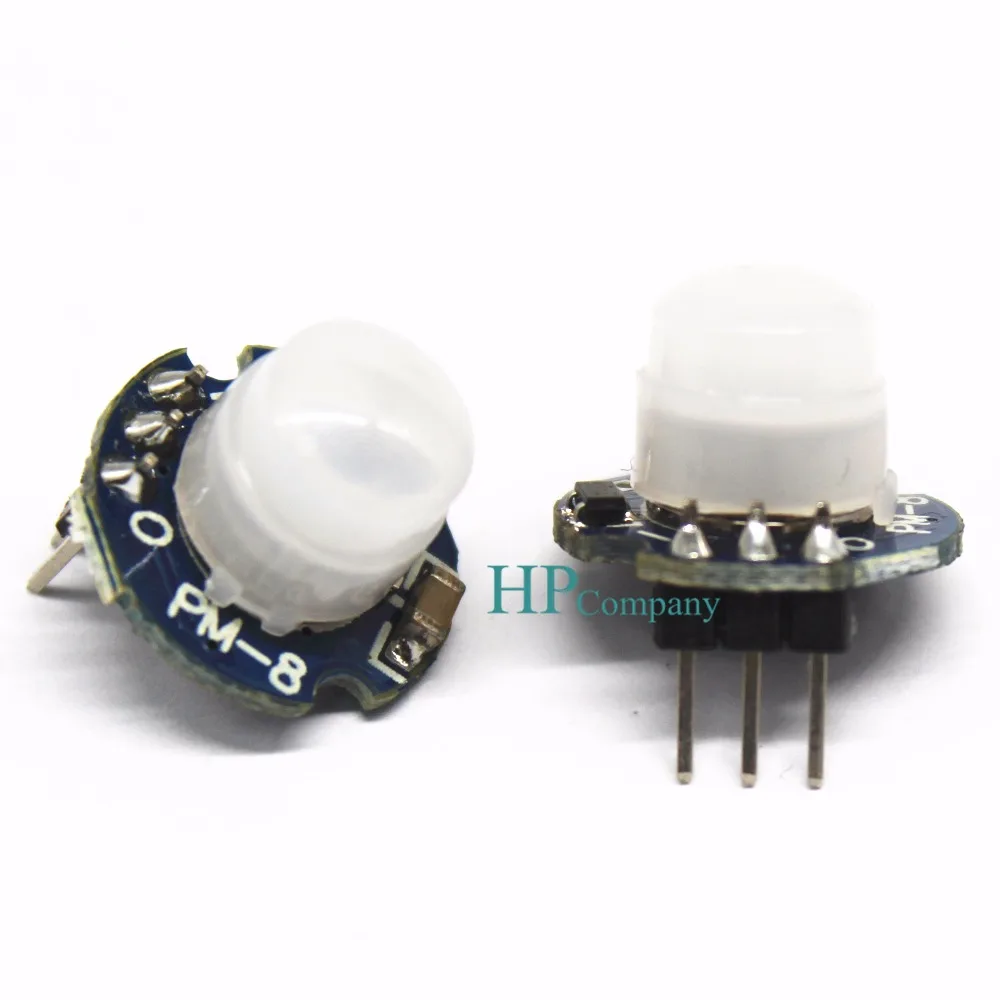 

Free Shipping 5PCS mini human body sensor PIR Infrared Module Module pyroelectric infrared sensor probe PM-8