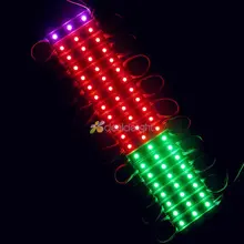 20 штук AC/DC 12 V 3 светодиодный s 5050 SMD RGB Водонепроницаемый WS2811 IC светодиодный пиксельный модульный свет лампы