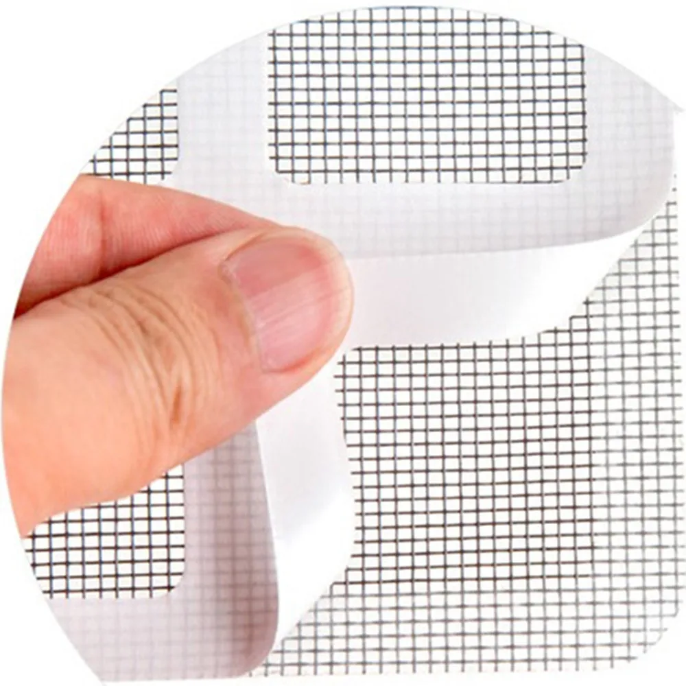 1pcs/5pcs Fix Net Window Home Adhesive Anti Mosquito Fly Bug Insect Repair Screen Wall Patch Stickers Mesh Window Screen