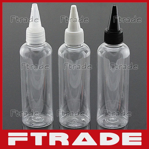 

100 ml transparent bottle beak round cover, empty plastic cosmetic liquid container, divided bottle 10PCS/LOT