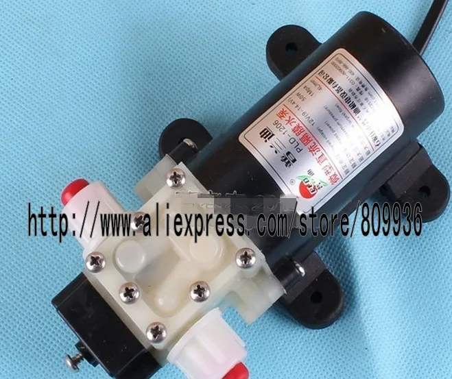 Free shipping 12V 50W micro diaphragm pump discharge pressure backflow