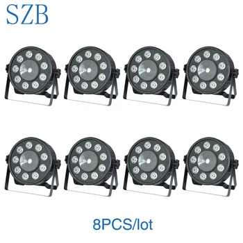 

8 PCS SZB 9PCSx3W 3IN1 and 1PCSx30W 3IN1 Hight Power LED Par Light for DJ Nightclub Party/SZB-PL090330
