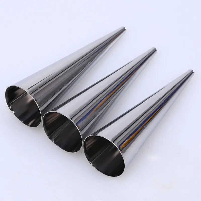 Конусы для выпечки трубочек. Конус нержавейка. Конус металлический. Конус для трубы 5032. Конус нерж.