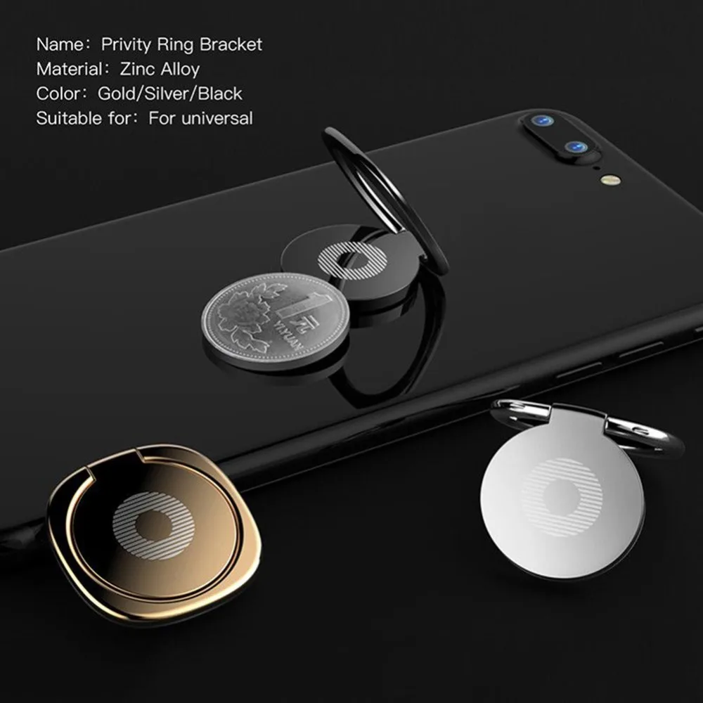 Mini Dashboard Car Phone Ring Holder Magnet Magnetic Phone Holder Universal for iPhone for Samsung for Xiaomi GPS Bracket Stand