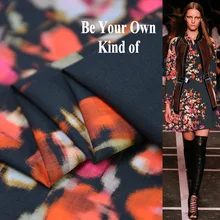 19 Весна Лето Новинка 114 см ширина 26momme 60% шелк 40% хлопок сатин ткань для женщин платье ребра ткань для Diy шитье распродажа