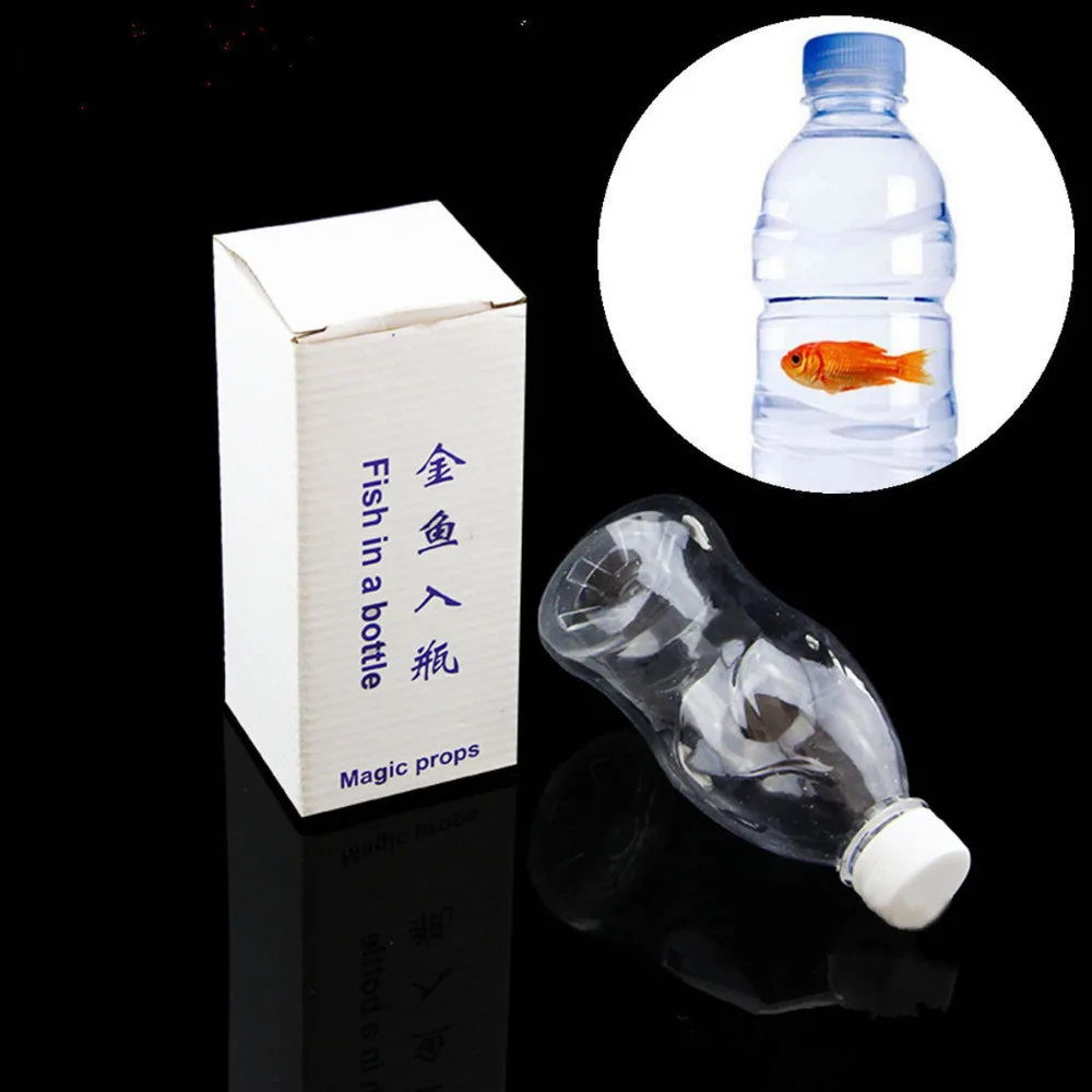 

Fish In A Bottle Magic Trick Incredible Penetration Instant Street Stage Close Up Magic Trick Accessories Gimmick