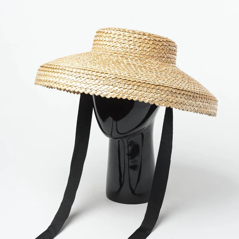 

01901-HH7307 2019 new desige summer handmade STRAW Pineapple pattern holiday sun cap men v women leisure beach hat