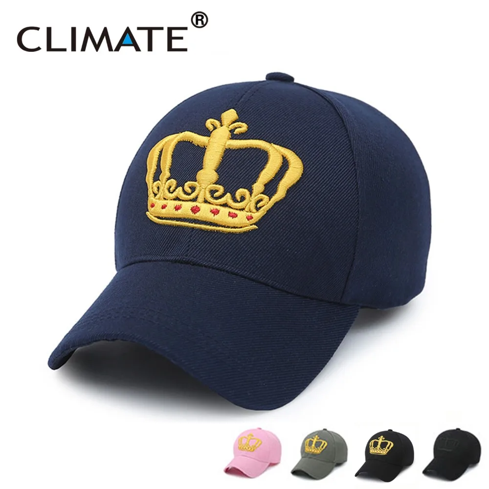 baseball cap with crown logo