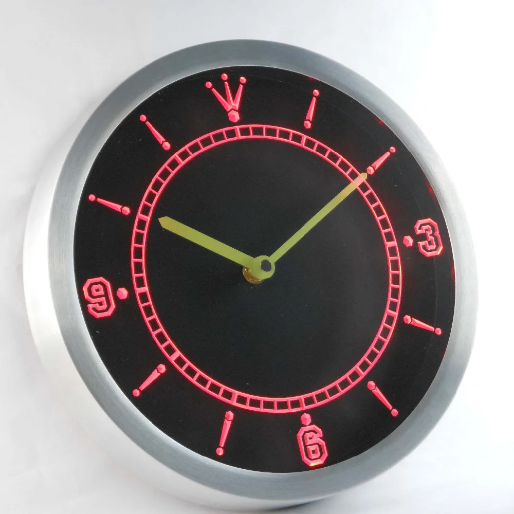 Неоновый светодиодный светильник nc tm неоновые световые часы|neon clock|neon sign clockneon led