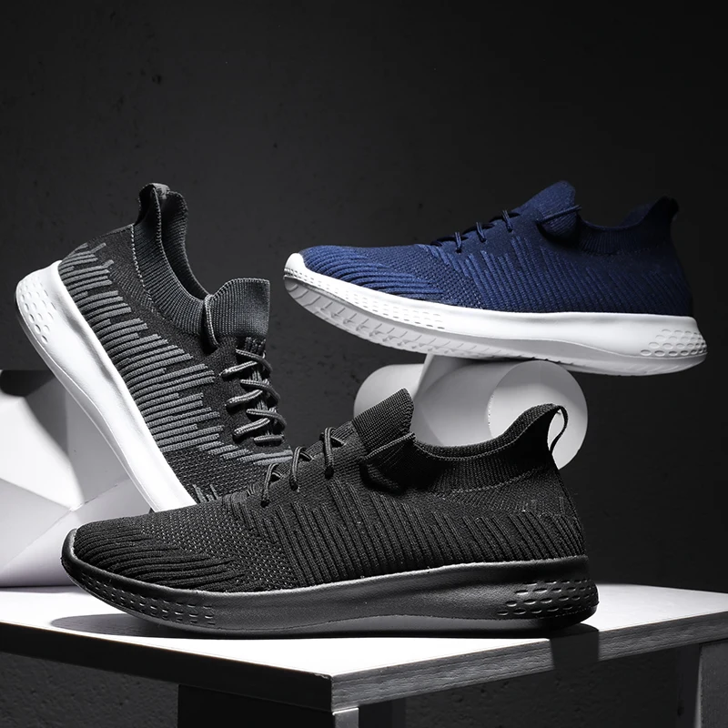 

Big size 39-45 Men's Running Shoes Breathable Outdoor Sports Shoes Lightweight Air Mesh Sneakers Comfortable Footwear w5