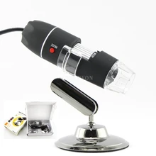 DHL 50 компл./лот 500X 1000X микроскоп Портативный USB цифровой 2,0 MP микроскоп эндоскопическая Лупа Камера 8 светодиодный