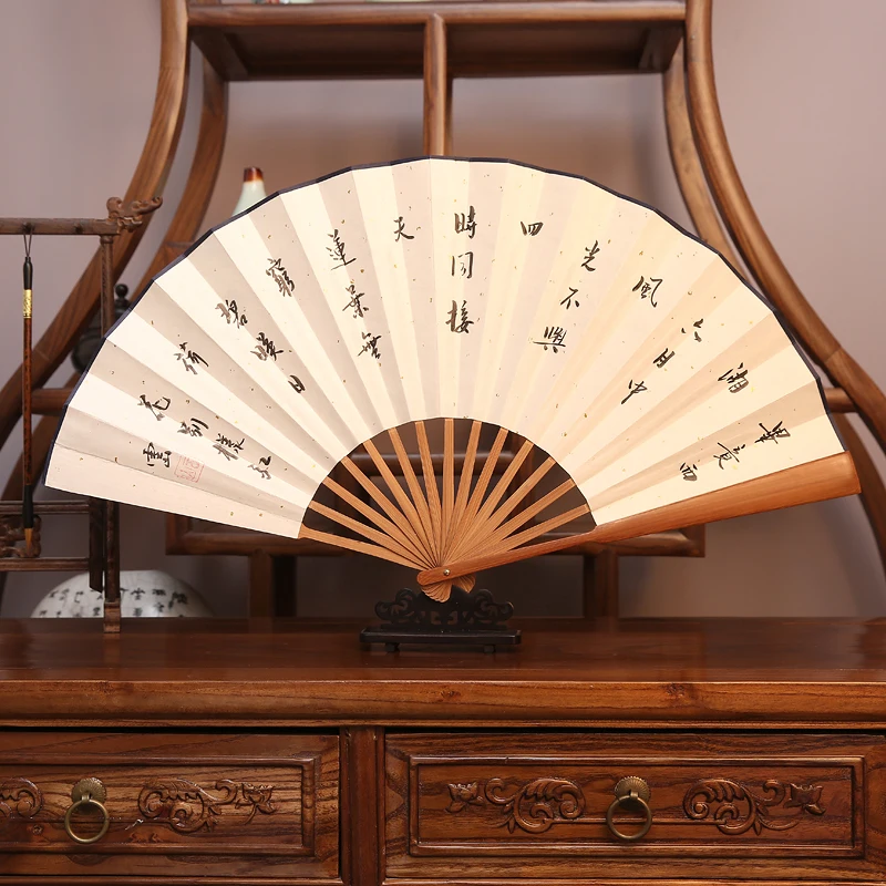 Китайский классический Складной вентилятор, высокое качество, Летний большой вентилятор для танцев, свадьбы, вечеринки, ручная роспись, подарок, Складной вентилятор