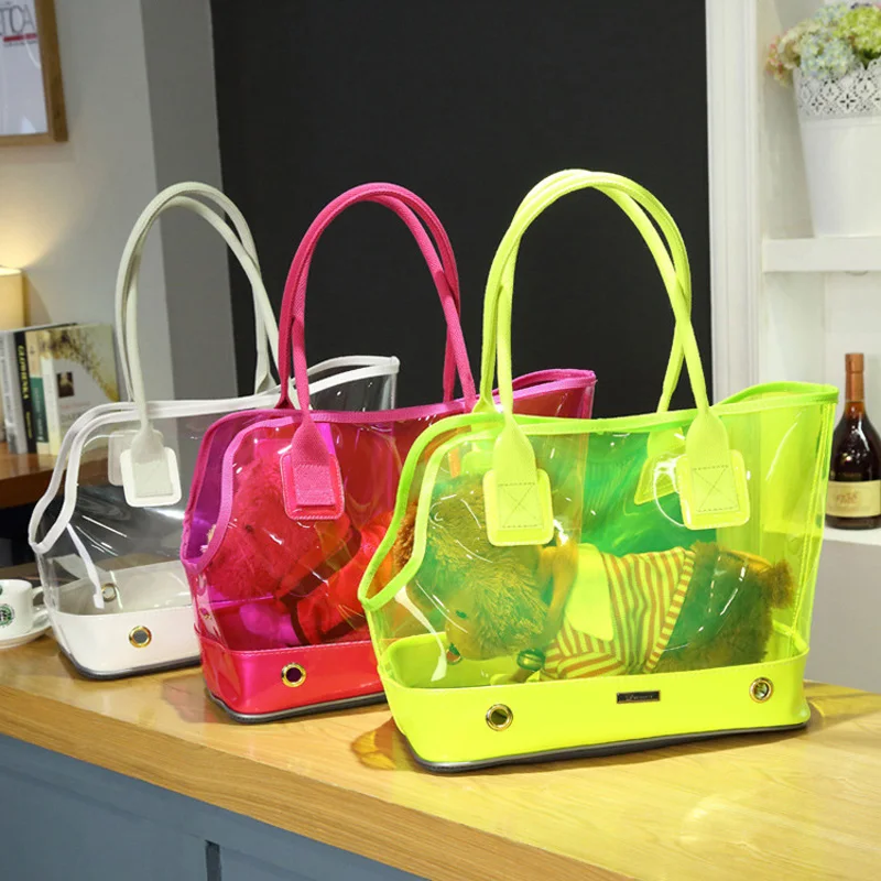 Dogs Portable Breathable Bag New Arrivals Teddy Dog Kennel Fashion Transparent Pet Bag Cats and Dogs Go Out to Pack