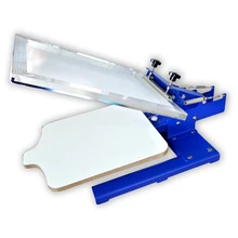 1pc SPE-11TX one blue color manual screen printing machine clothes printing machine that can print multiple patterns