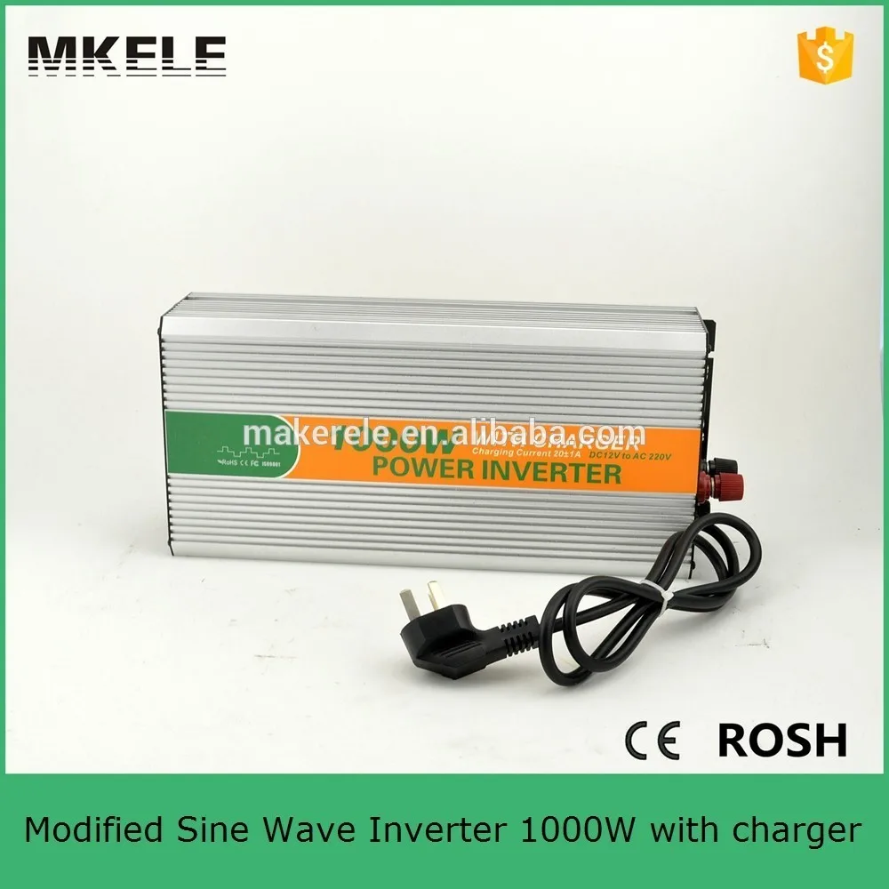 

MKM1000-122G-C 1000w power inverter with battery charger,electric power inverter 1000w 12v 220v inverter for sale