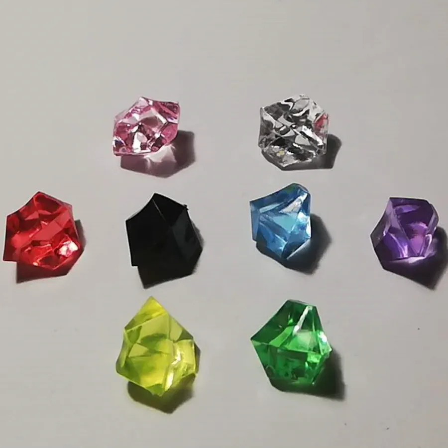 

Free shipping NEW 8pcs*2 Crystal Chess 8 Colors/set irregular game pieces for board game/card game and other games accessories