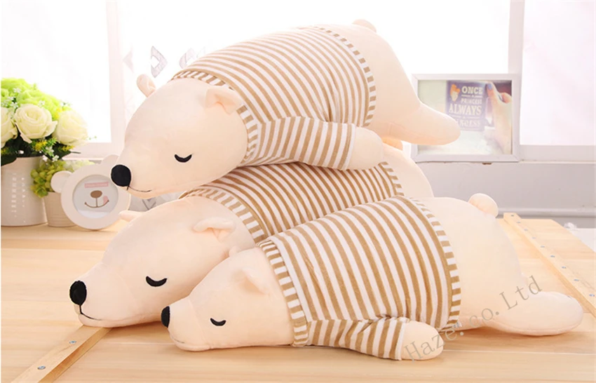 Big Stuffed Animal Plush Doll Toy Polar Bear Pillow Cushion Kids Gift 