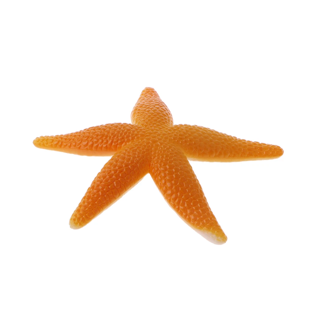 12Pcs Plastic Starfishes Ocean Animal Model Figures Educational Toys Home Decor Kids Birthday Gift