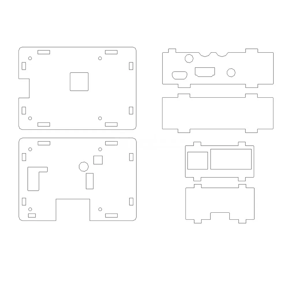 Акриловый чехол для Raspberry Pi 3 DAC Плата расширения, защитный корпус для PCM5122 аудио модуль/Raspberry Pi 3 Model B+/3B